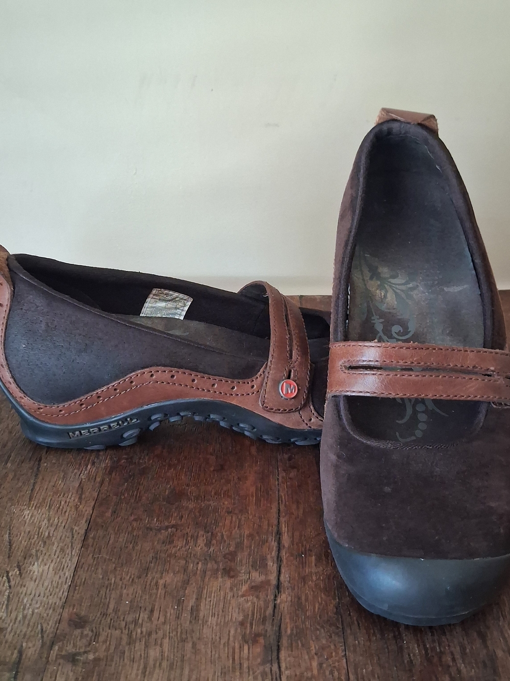 Merrell Women's Plaza Bandeau Espresso Mary Jane Platform Oxford Shoe; Size 7.5